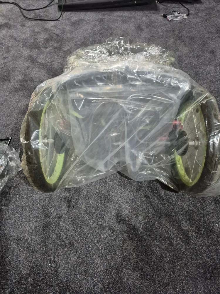 Kids' Green Trimmed Stroller