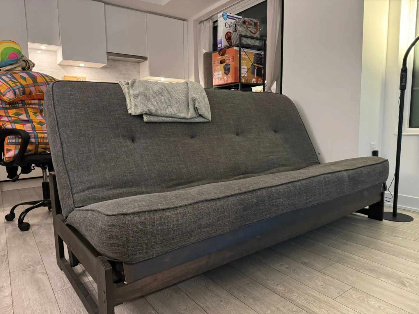 Grey Futon Sofa Bed
