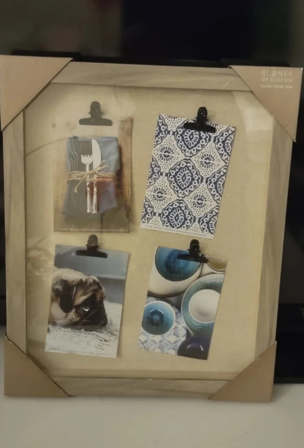 (NEW) Burnes of Boston Clip Photo Frame 13x16 #Cleanout - photo 4