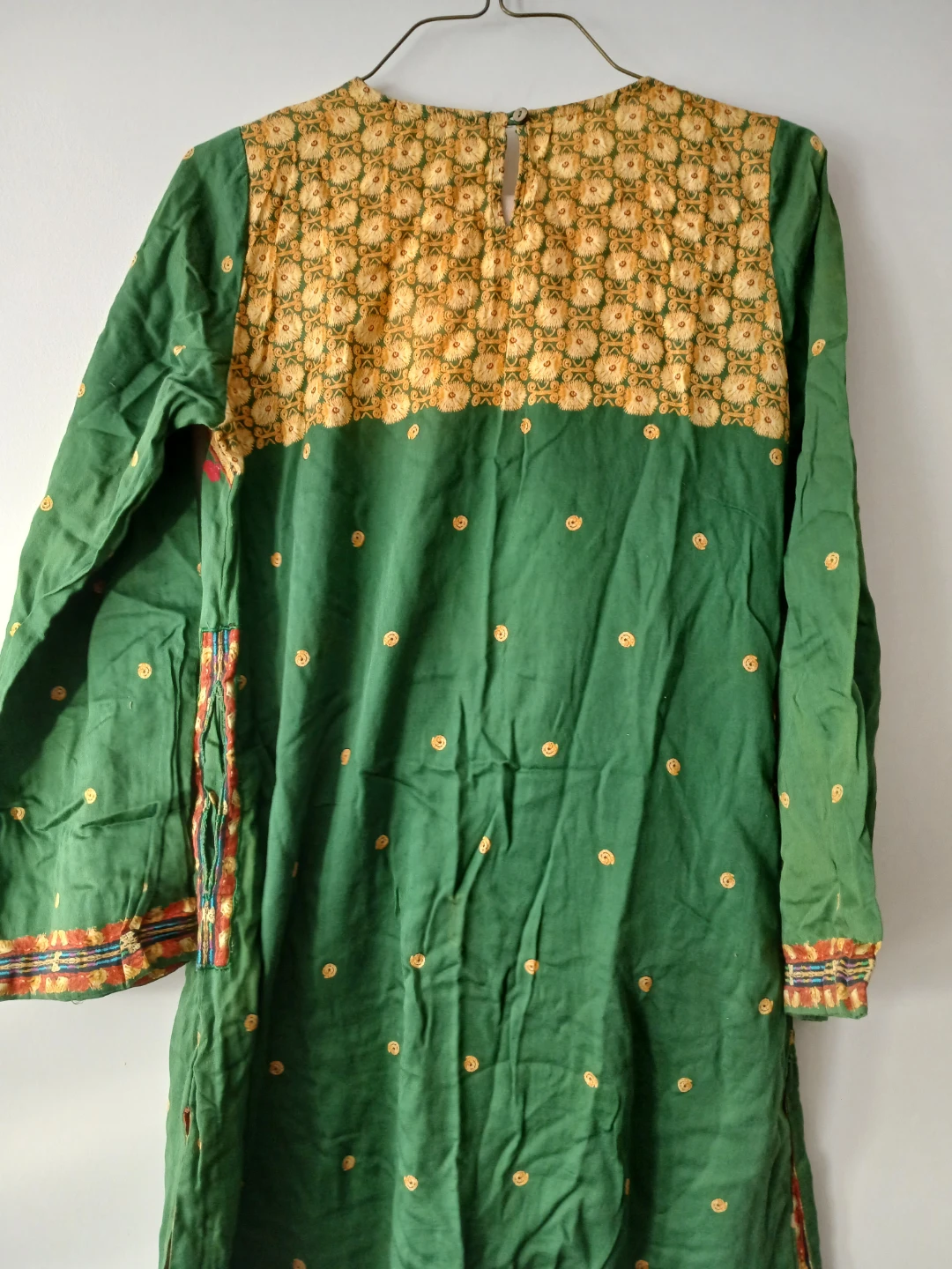 Generation Basic Green Embroidered Kurti - photo 3