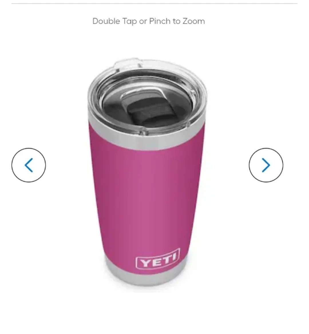 YETI 2 Rambler 20oz Tumbler -  pink & Kaki -#Cleanout image indicator(5)