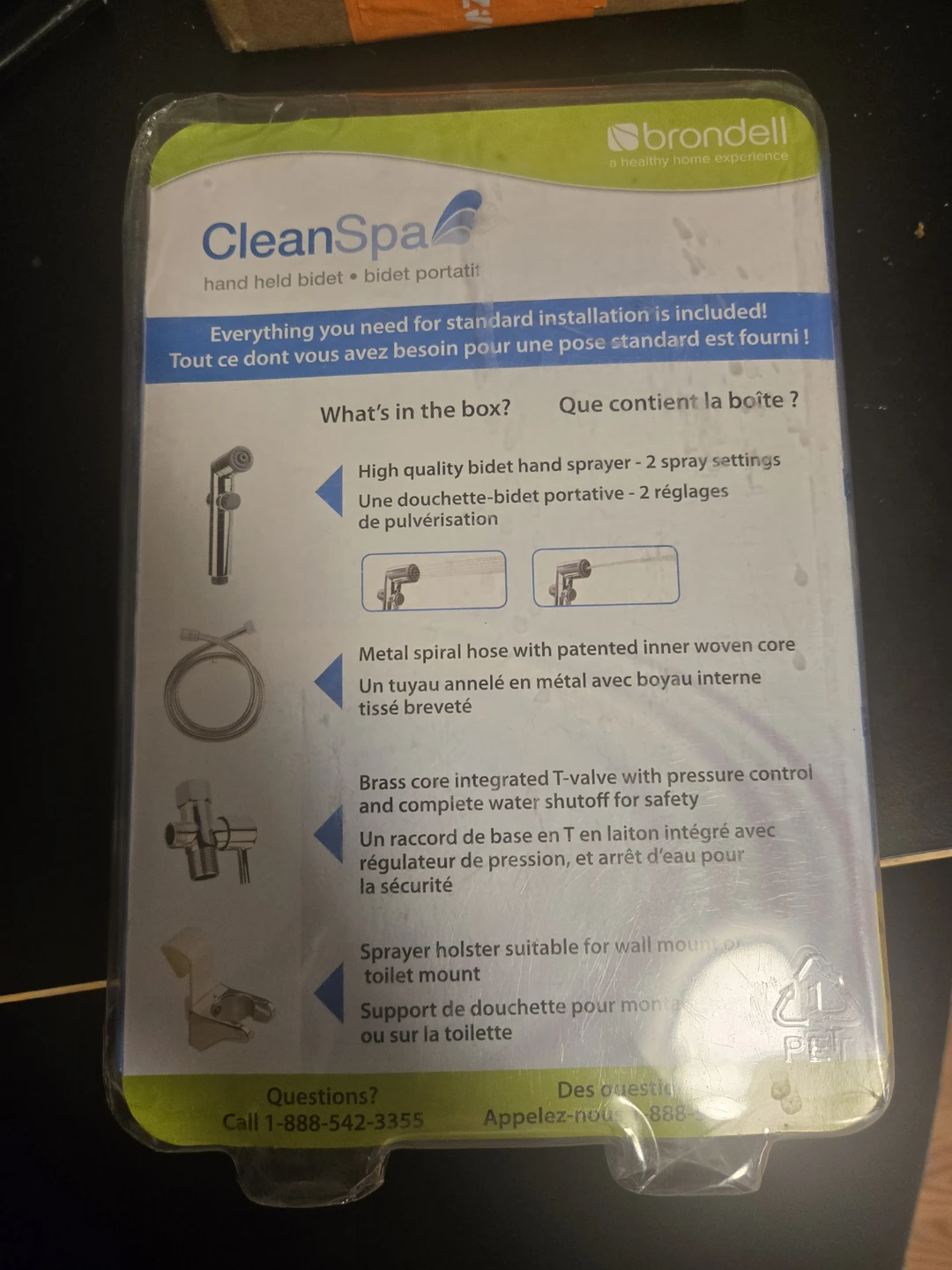 New Brondell CleanSpa Hand Held Bidet CS-30 - photo 5