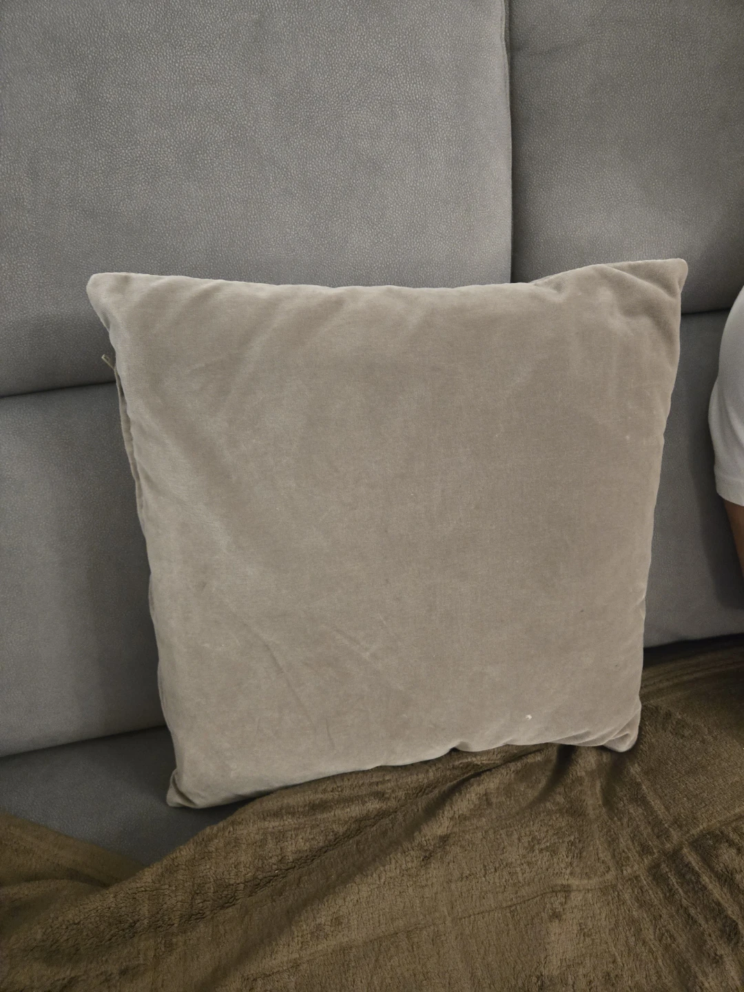 Assorted Throw Pillows - Blue, Beige, Grey - photo 5