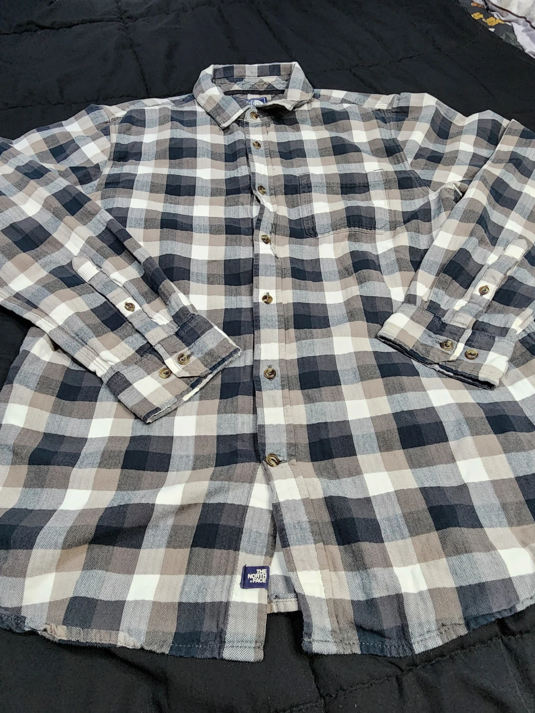 The North Face Plaid Flannel Shirt - Size M