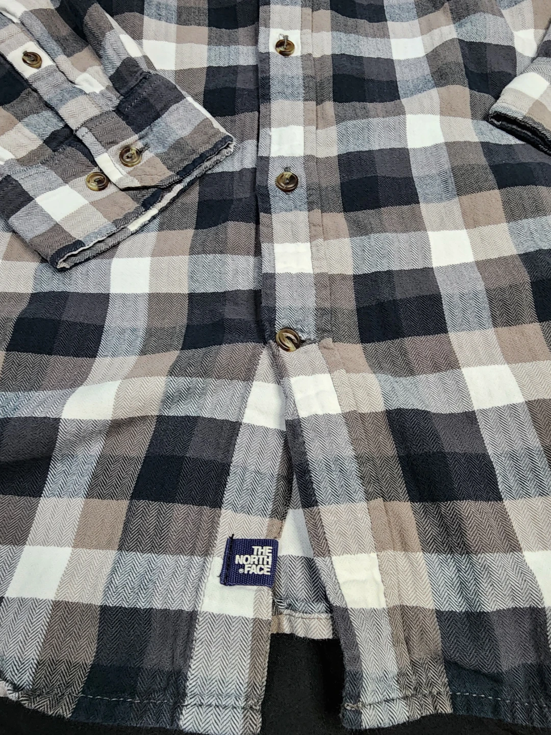 The North Face Plaid Flannel Shirt - Size M - photo 2