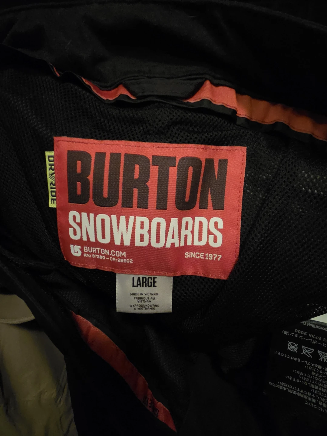 Burton Snowboard Pants - Poacher Size Large - photo 4