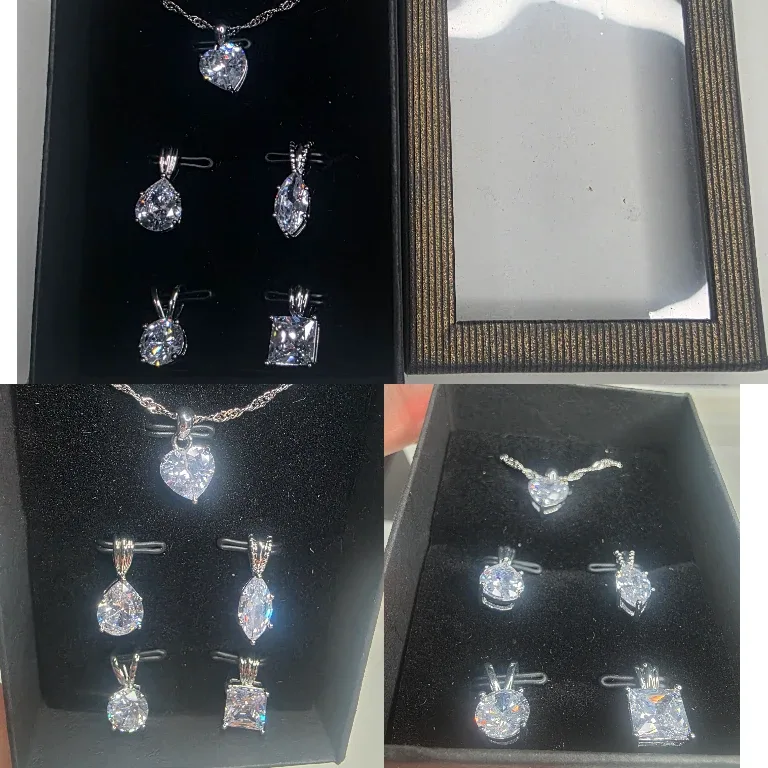 Pendant Necklace Set with Box