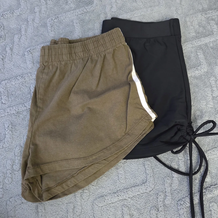 Two Pairs of Shorts - Brown & Black