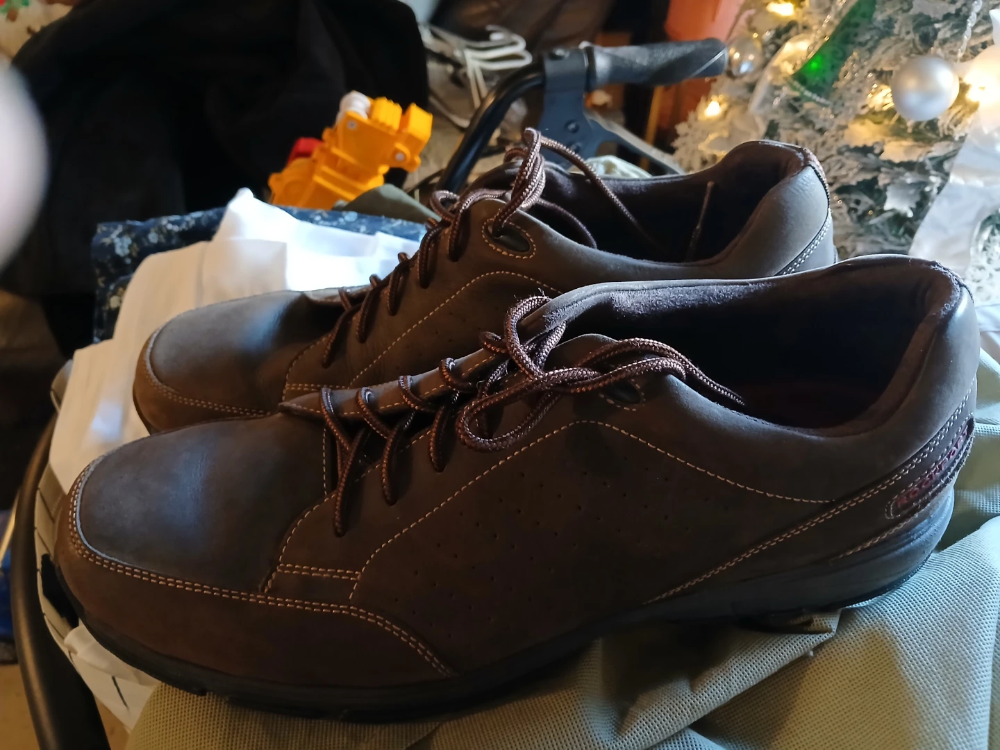 Rockport Brown Leather Men's Shoes