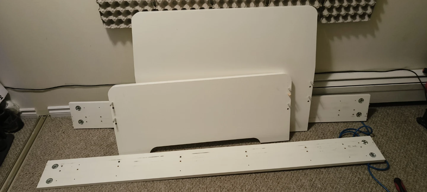 Twin size bed frame with slats IKEA Hemnes White - photo 2