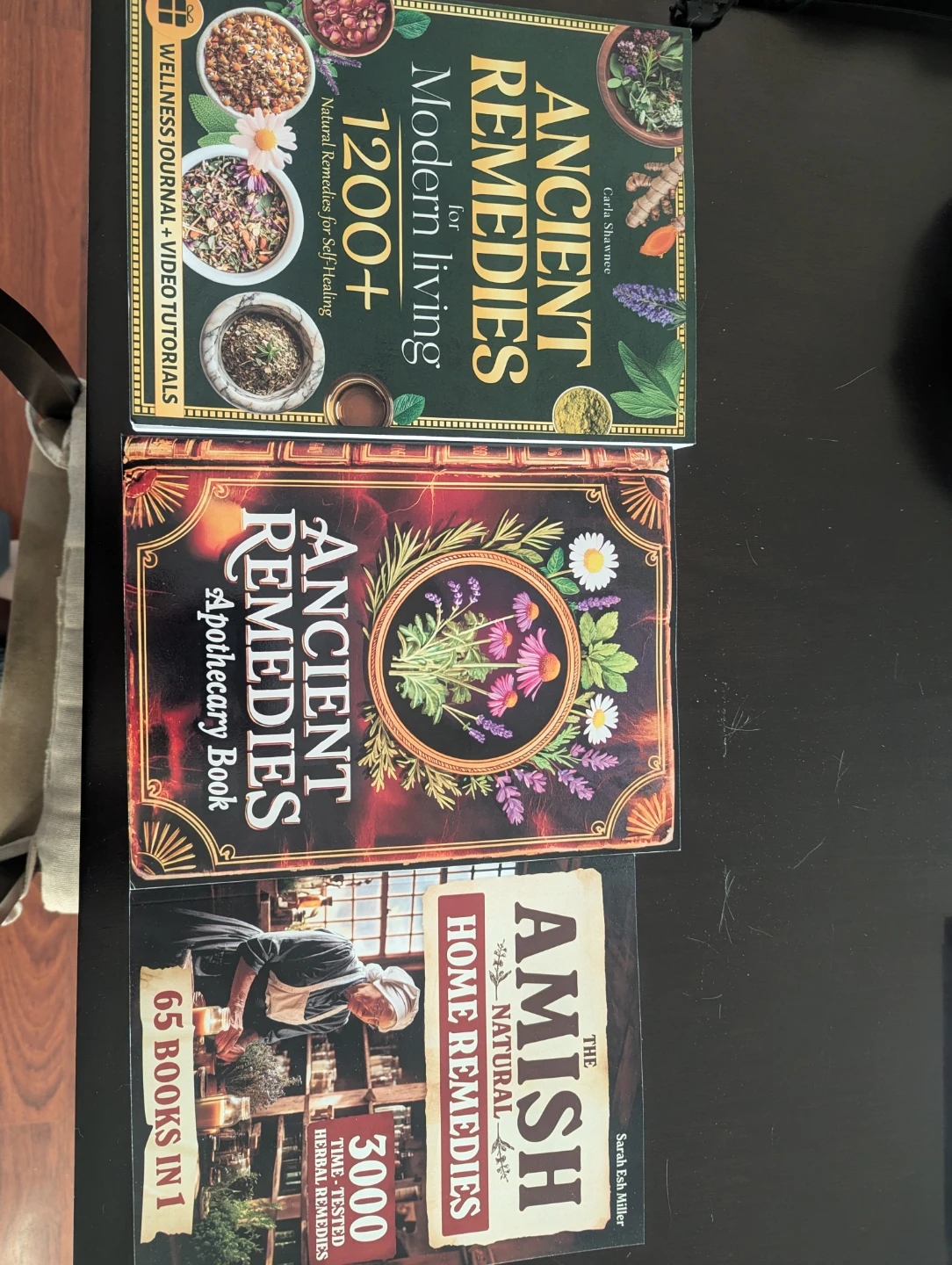 3 Books: Ancient Remedies, Amish Home Remedies