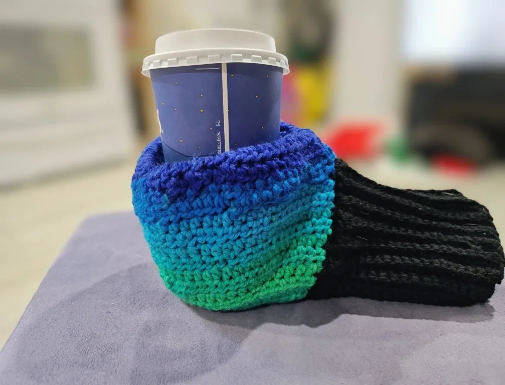 Handmade Knitted Coffee Cup Cozy