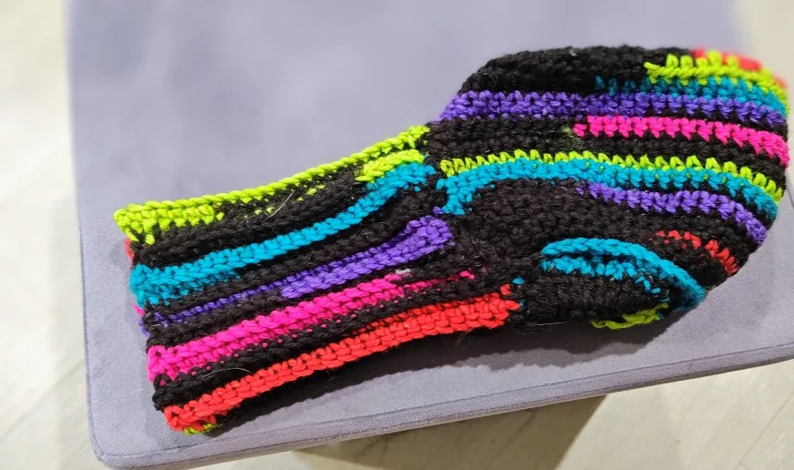 Handmade Knitted Coffee Cup Cozy image indicator(5)