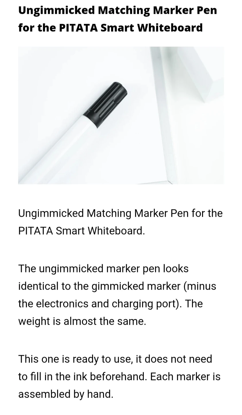 PITATA Smart Whiteboard & Palm Peeker Set - photo 4