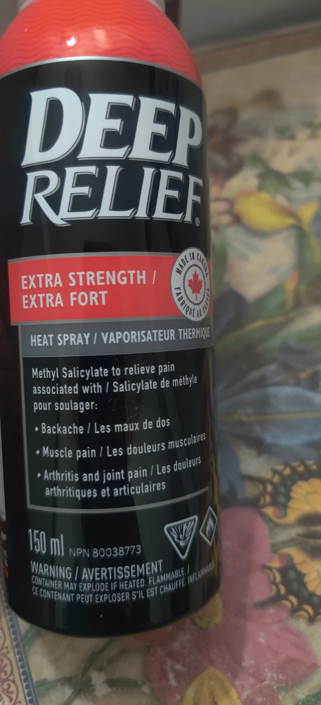 Deep Relief Extra Strength Heat Spray for pain-150 mLx2 - photo 2