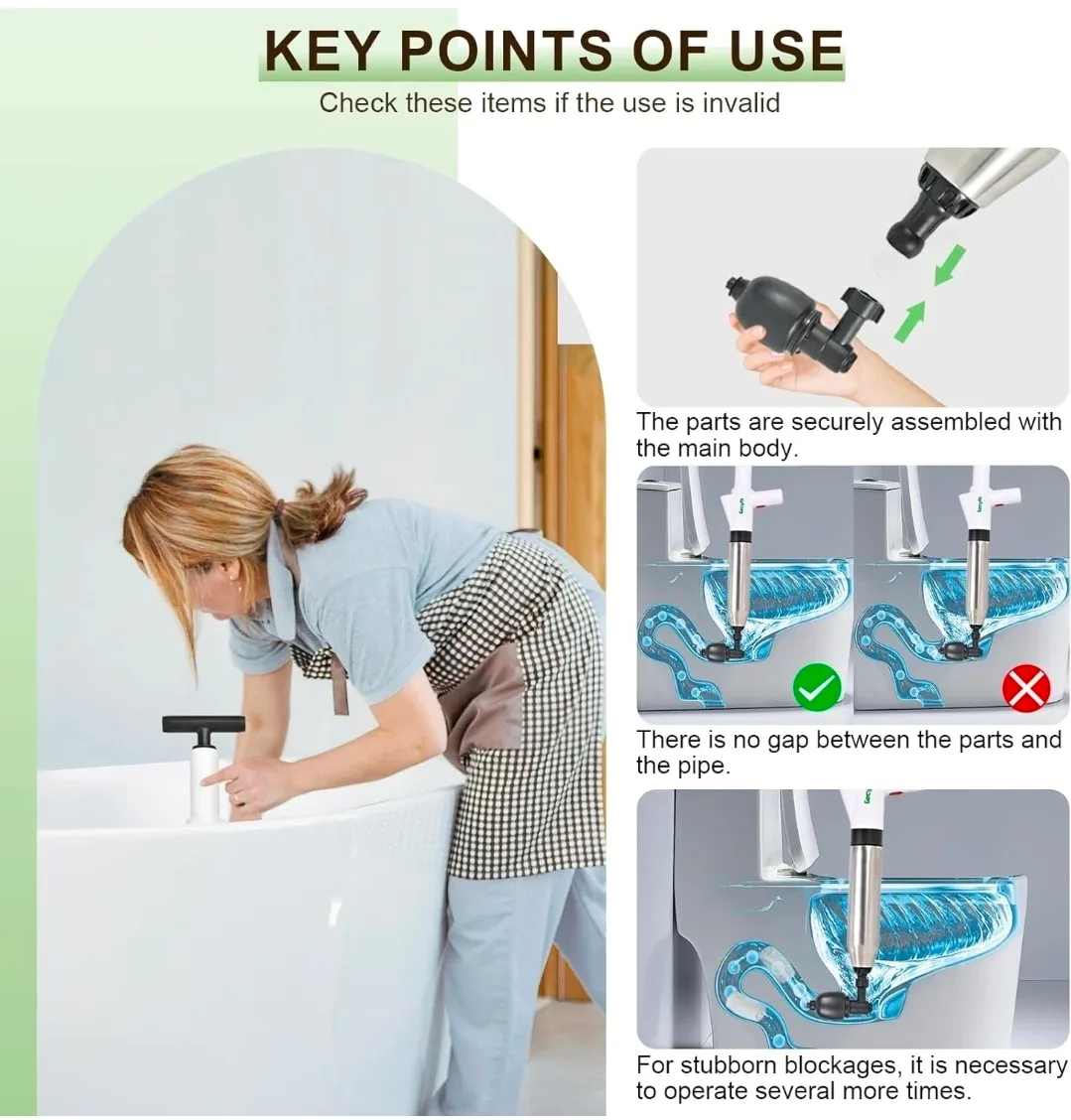 Gecyfit High Pressure Drain Unclogging Tool image indicator(5)