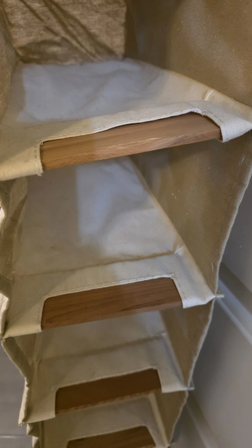 Beige Hanging Closet Organizer - photo 3