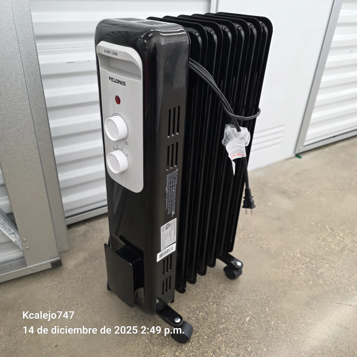Pelonis Oil Filled Radiator Heater