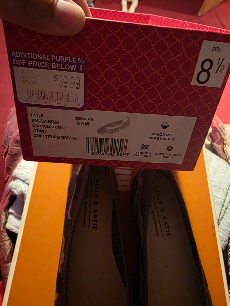 Kelly & Katie Sabina Camo Flats - Size 8.5 - photo 4
