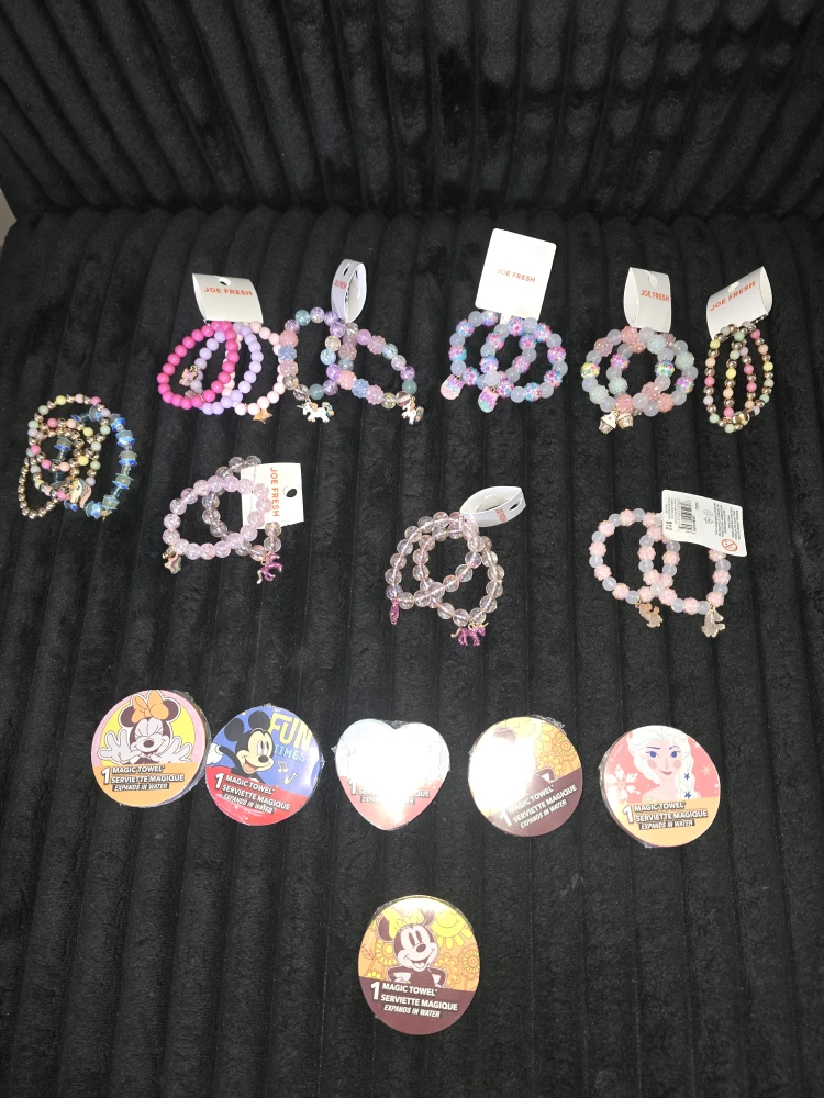Joe Fresh Kids' Beaded Bracelets + Magic Towels