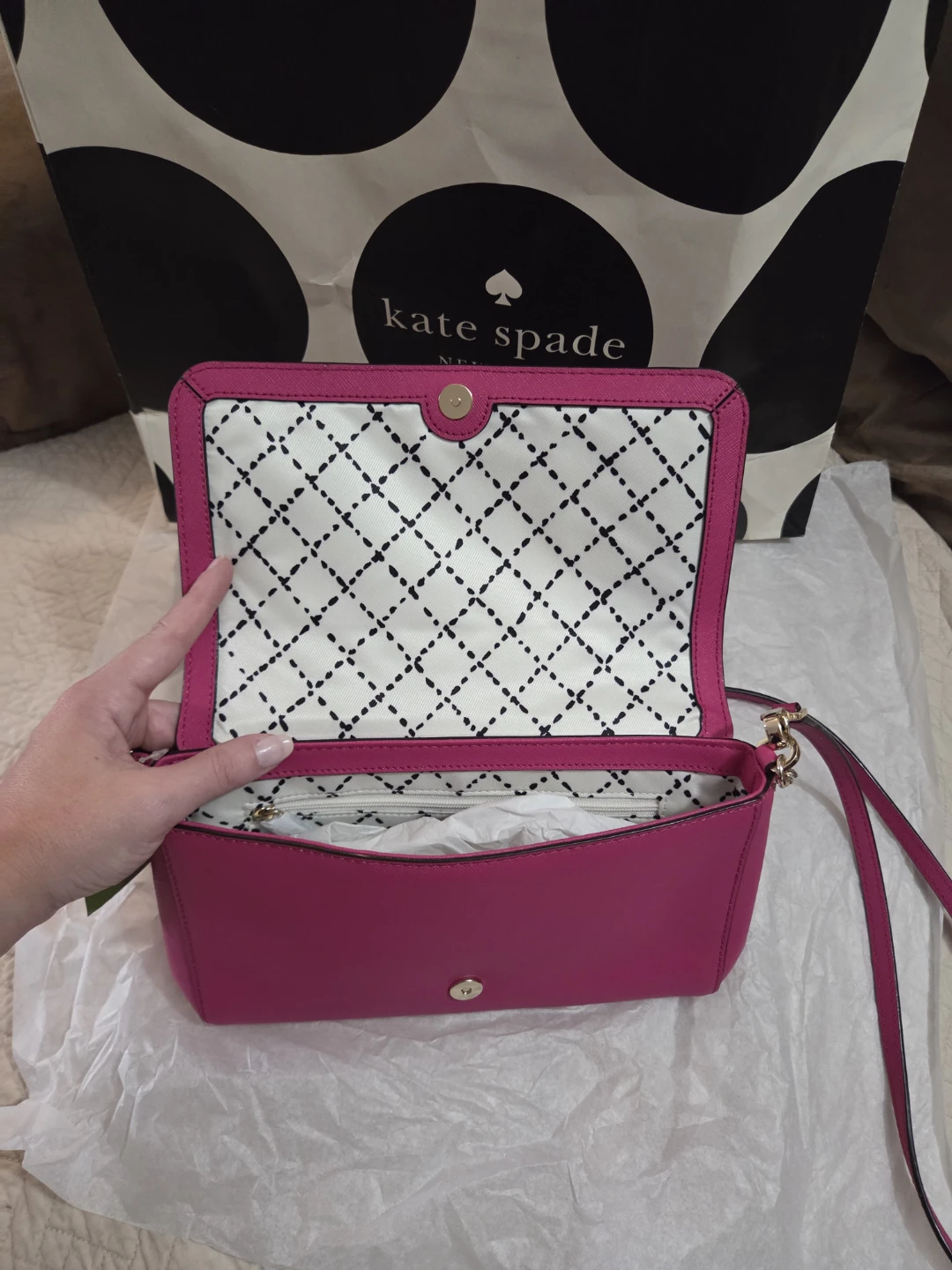 Kate Spade Pink Crossbody Bag - photo 2