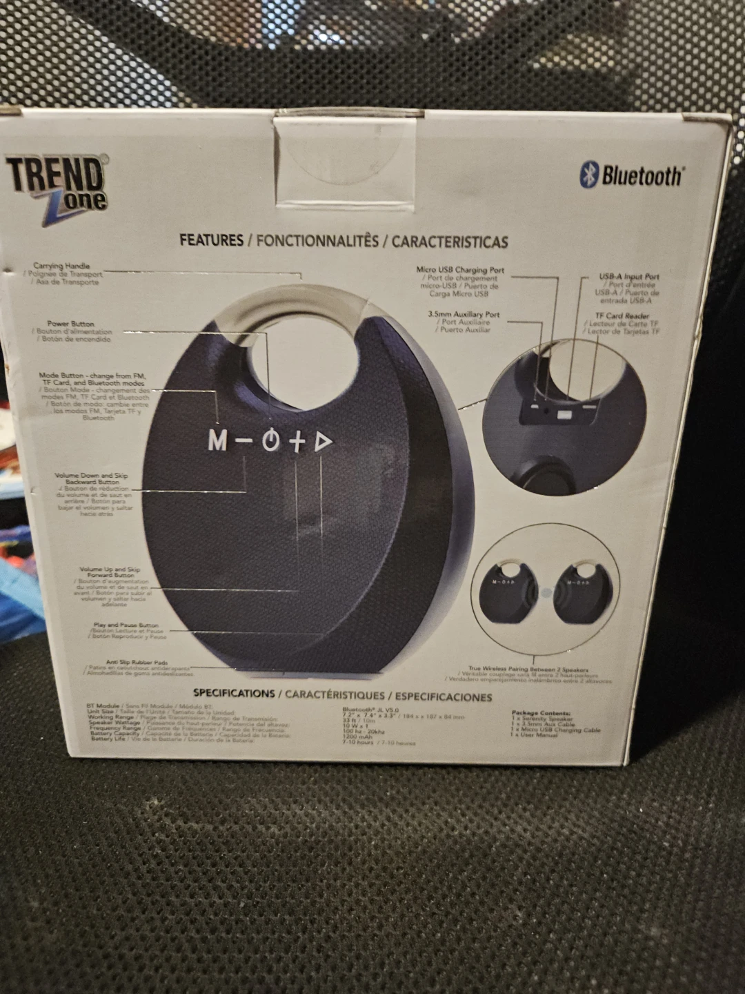Trend One Serenity Bluetooth Speaker - Like New!
