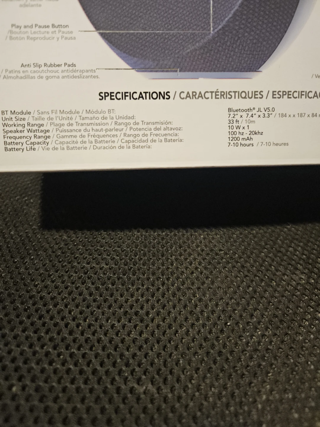 Trend One Serenity Bluetooth Speaker - Like New! - photo 3