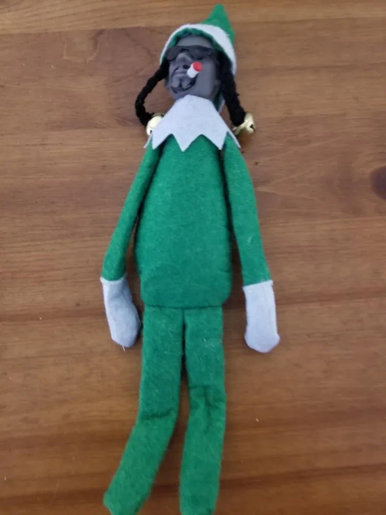 Elf on the Shelf Snoop Dogg Parody Doll