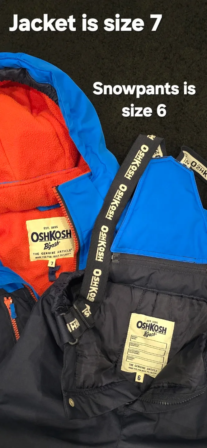 OshKosh B'gosh Winter Jacket & Snowpants Set! - Size 6 image indicator(2)