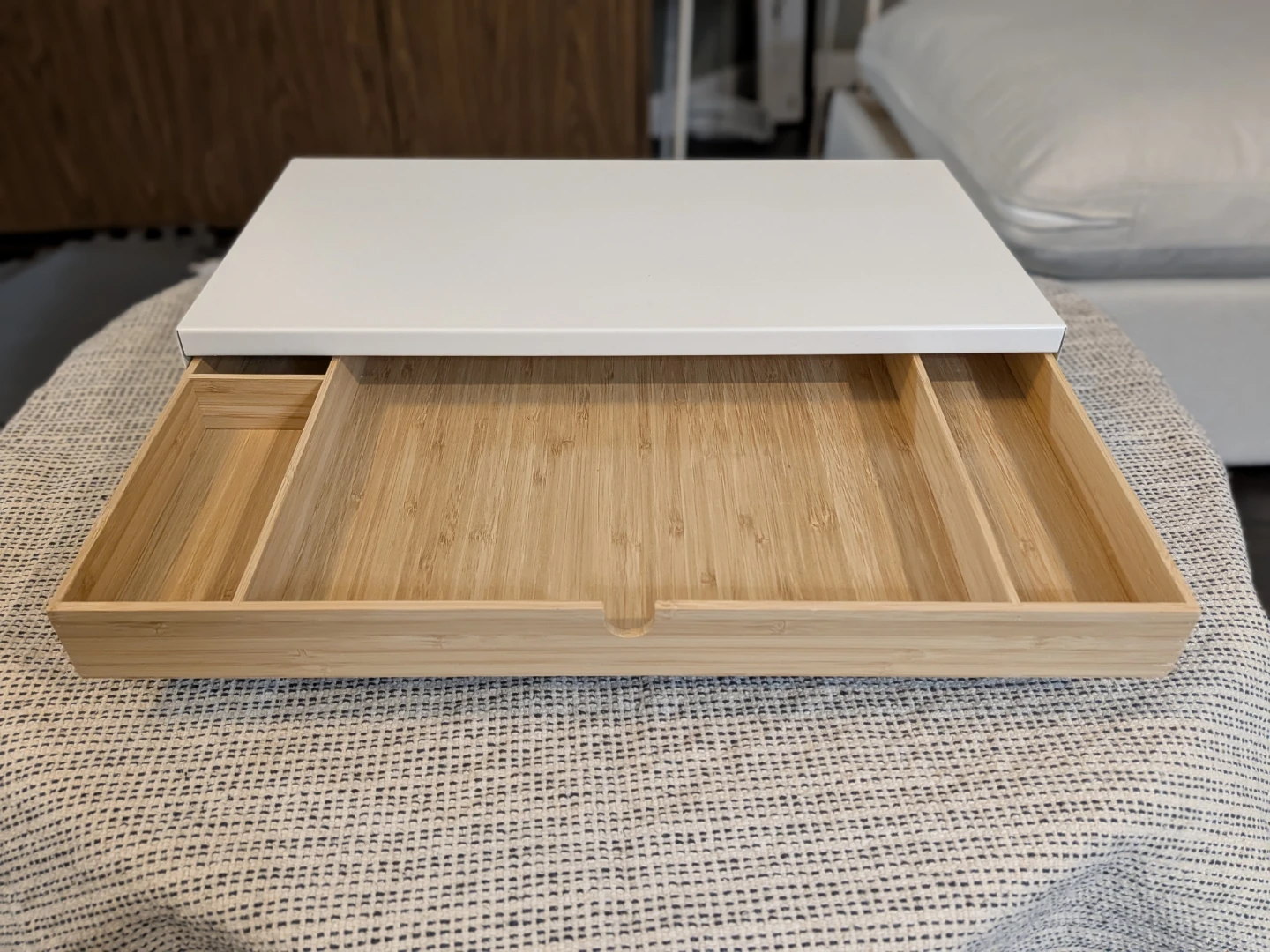 Monitor stand with drawer from Ikea - photo 2