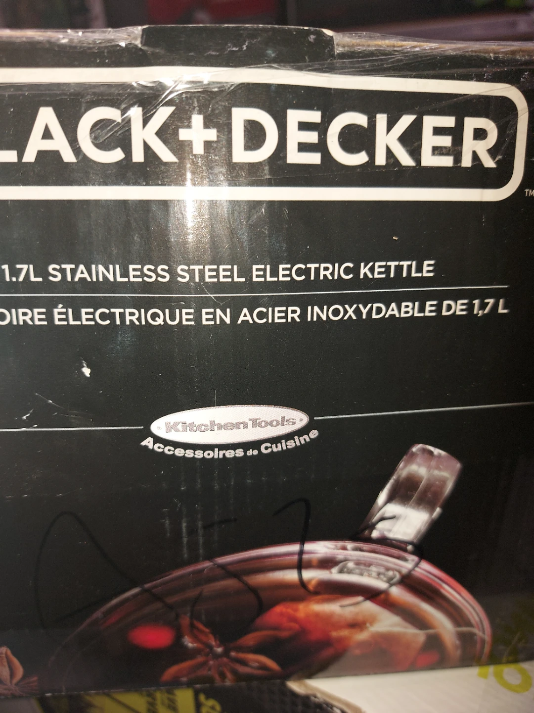 Black+Decker 1.7L Stainless Steel Electric Kettle
