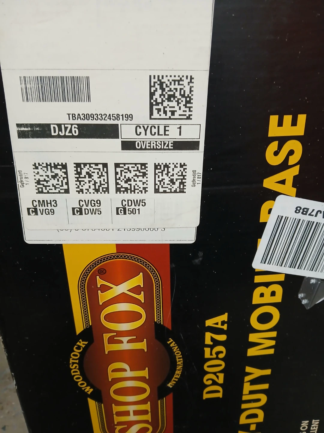 Shop Fox D2057A Heavy-Duty Mobile Base - New in Box! - photo 2
