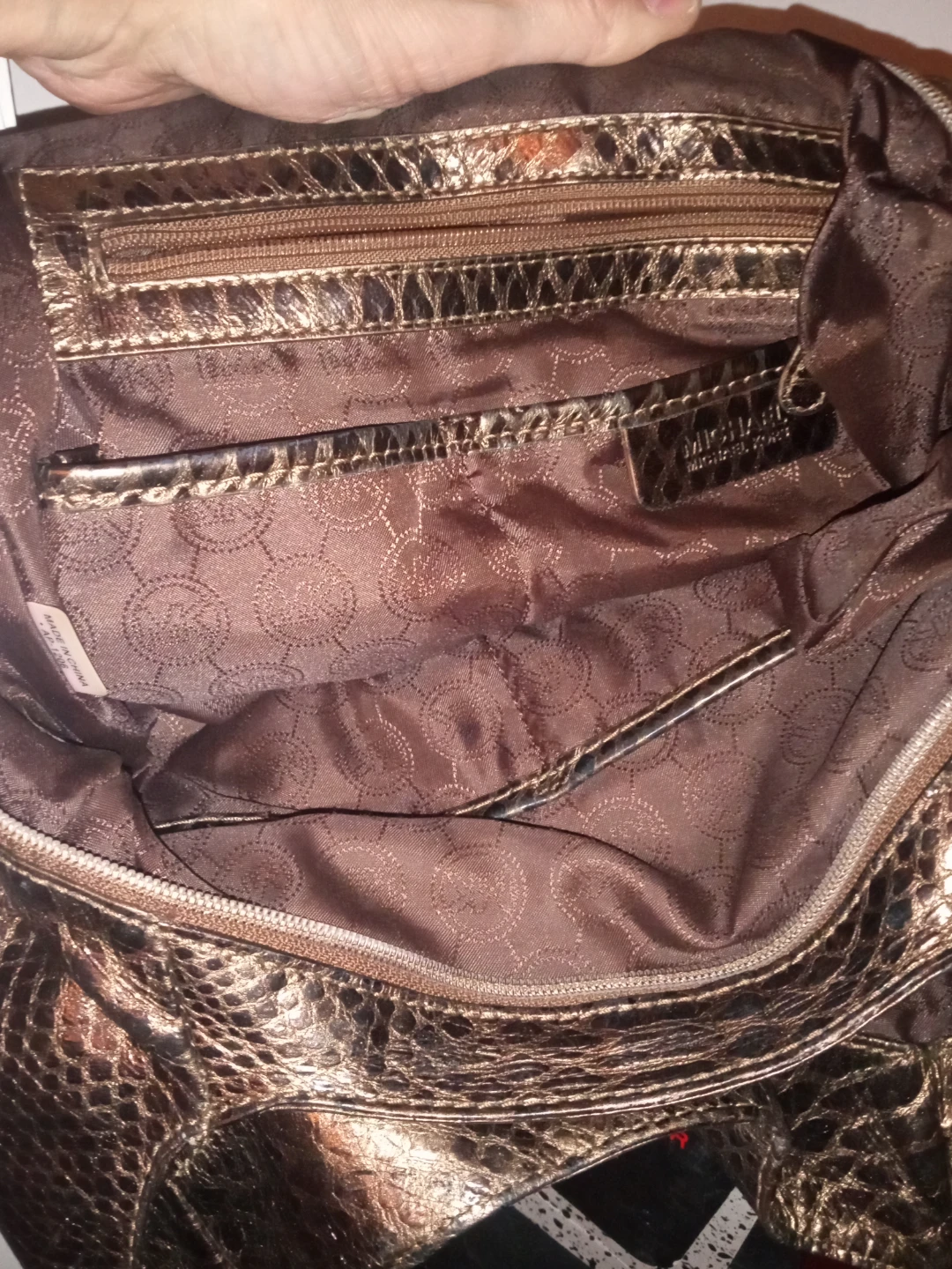 Awesome "Michael Kors Bronze Shoulder Bag - photo 3