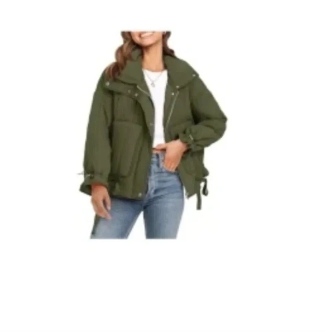 Olive Green Padded Jacket image indicator(9)