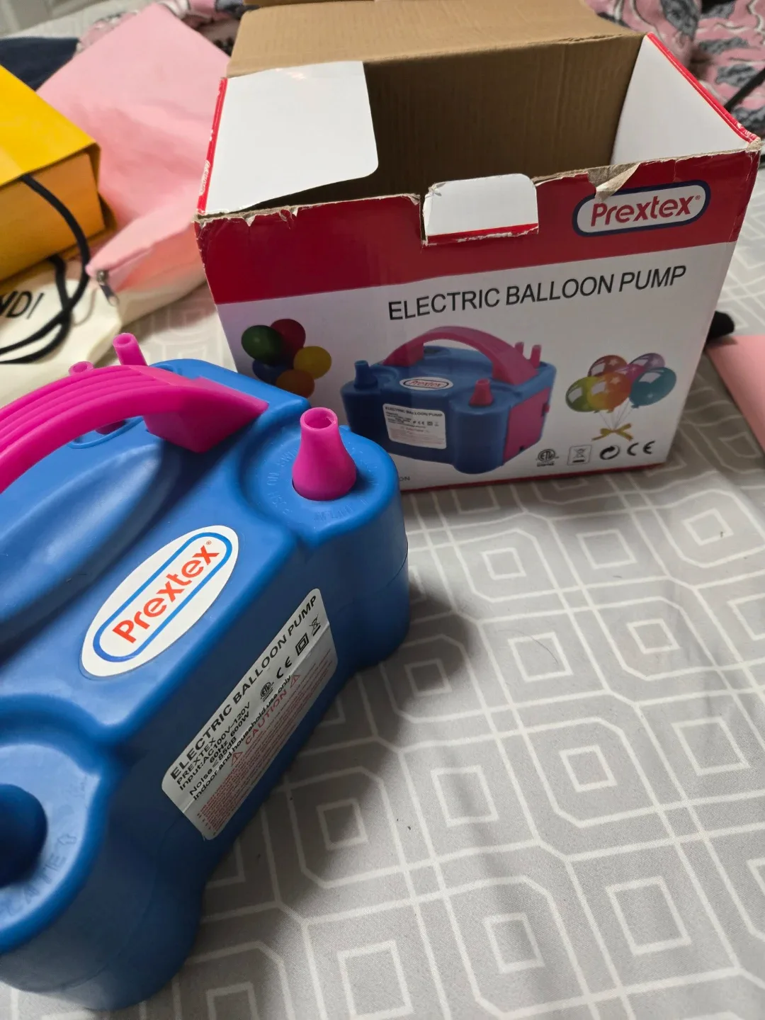 Pretex Electric Balloon Pump with decoration stuff image indicator(2)