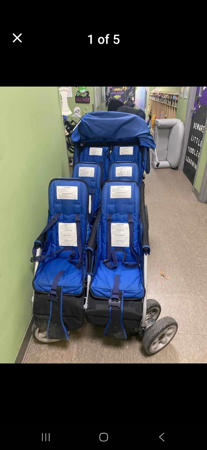 Blue 6-Seat Stroller - photo 4