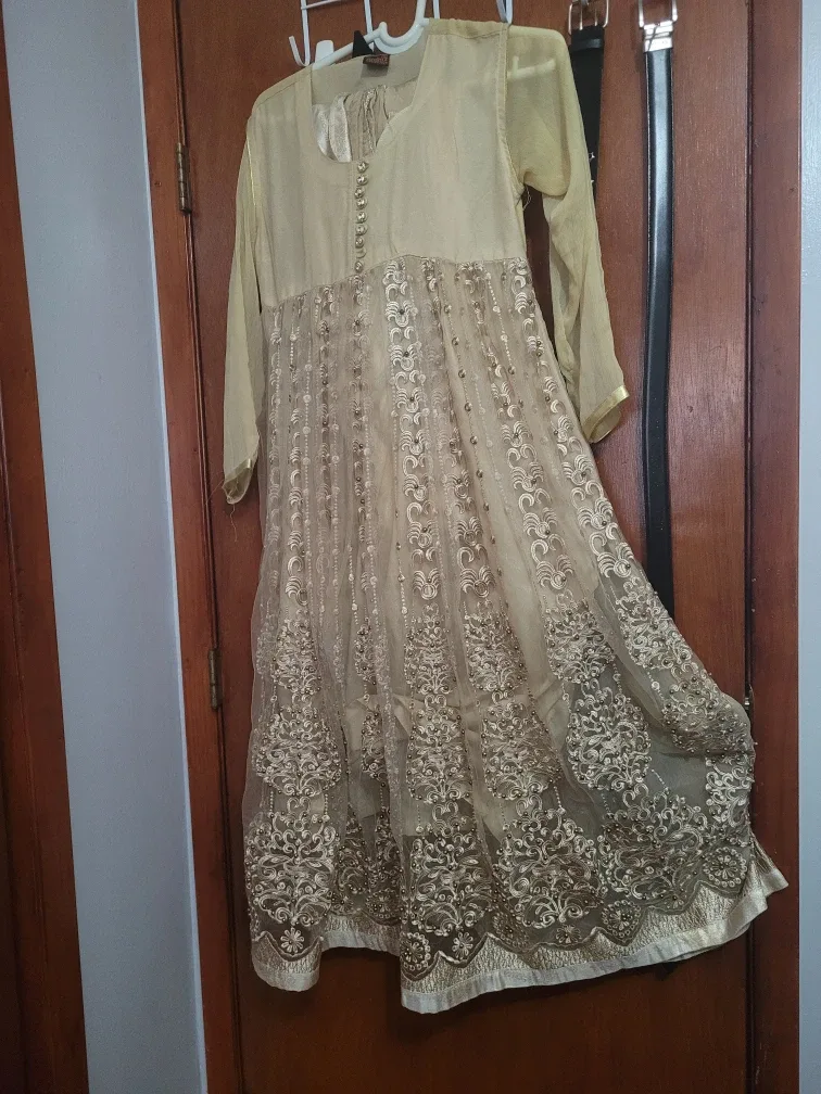 Gold Embroidered Dress