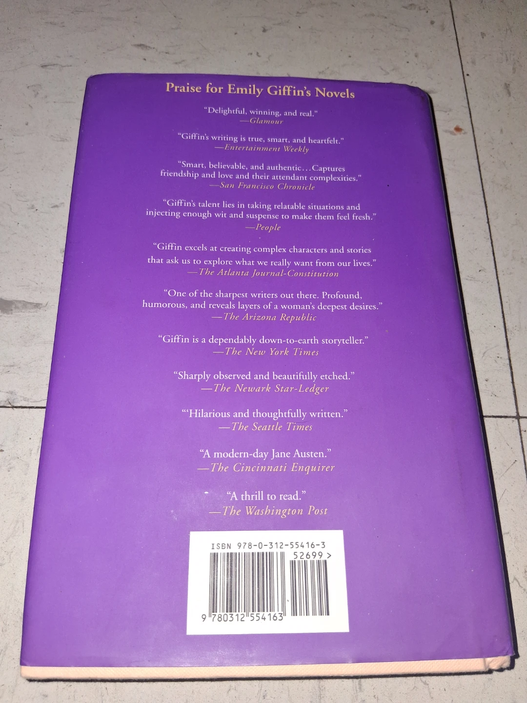 Heart of the Matter by Emily Giffin - photo 2