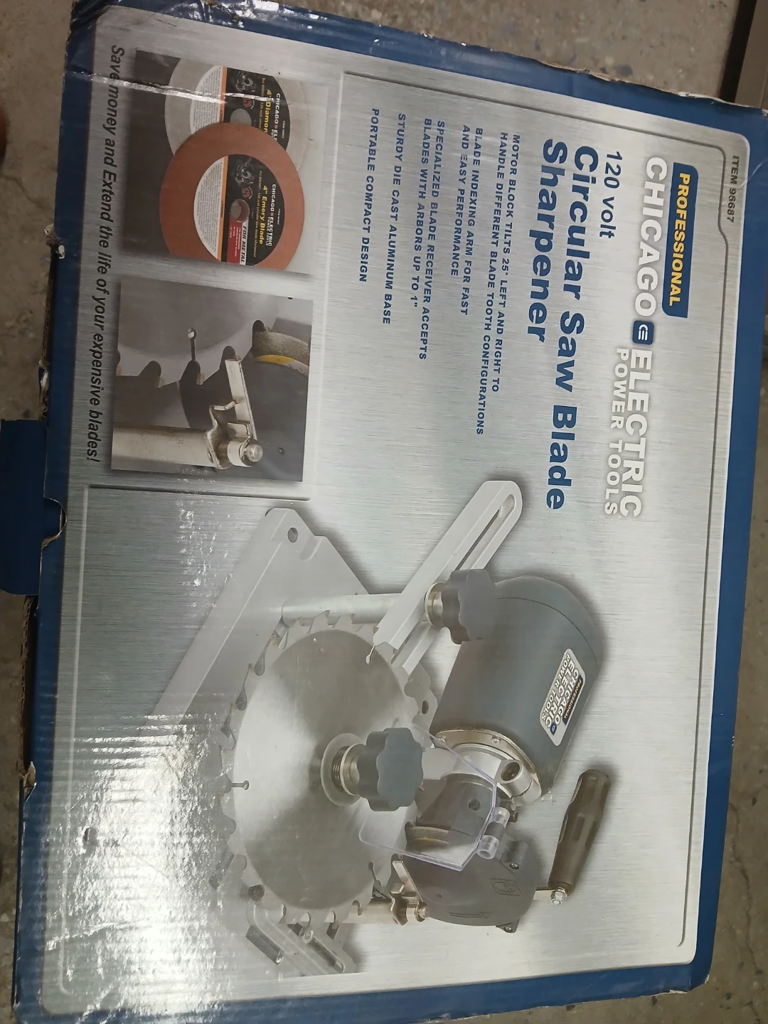 Chicago Electric Circular Saw Blade Sharpener - photo 3