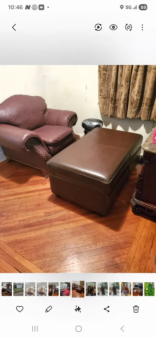 Brown Leather Chair