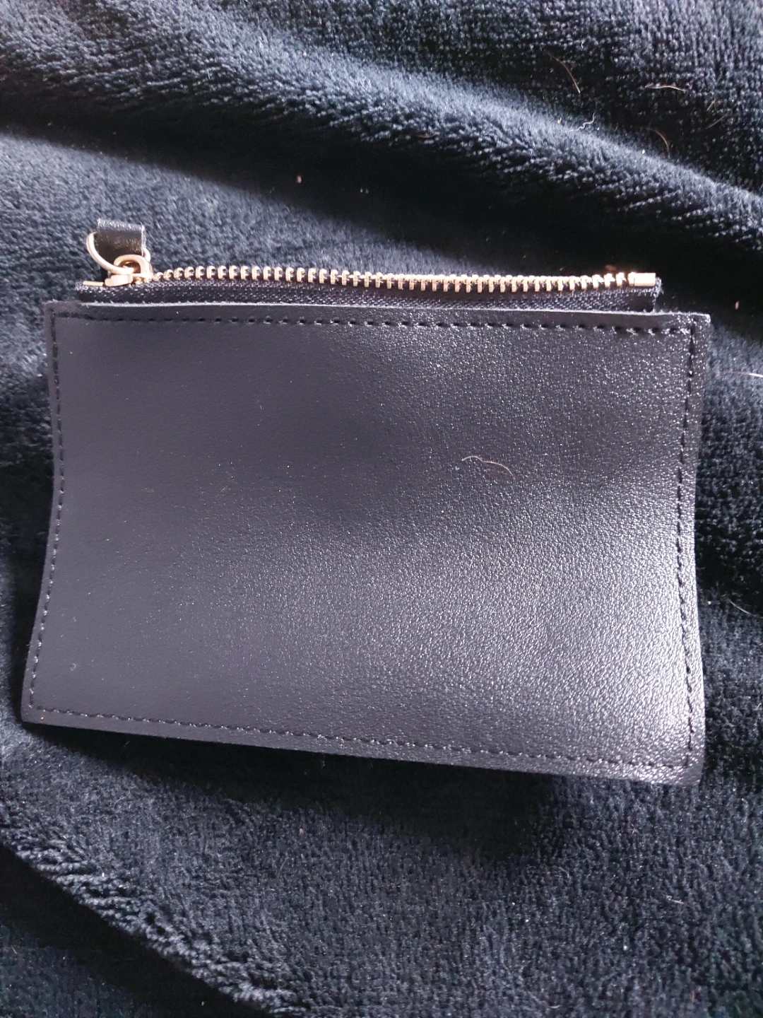 Black Wallet with Zipper - photo 2