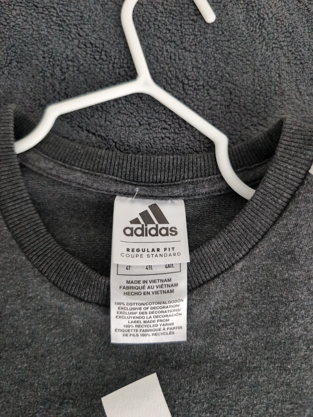 Adidas 4T Kids' Tracksuit - Grey - photo 3