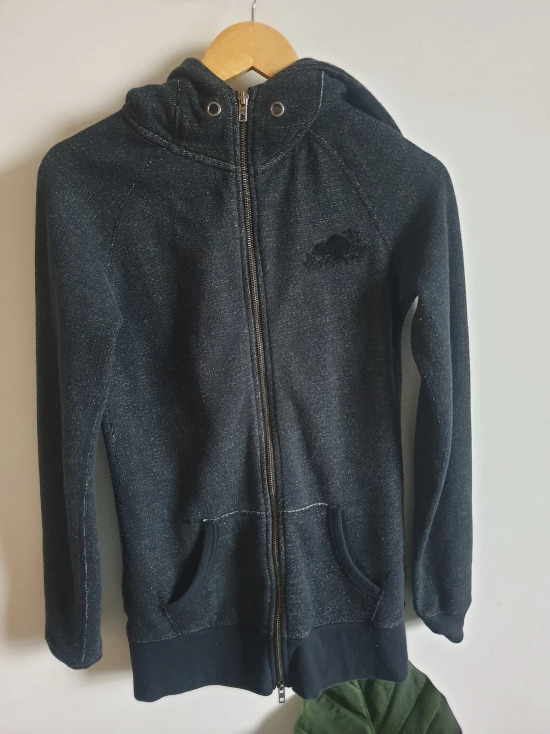 Roots Full Zip Hoodie (XS, Pepper) - photo 2