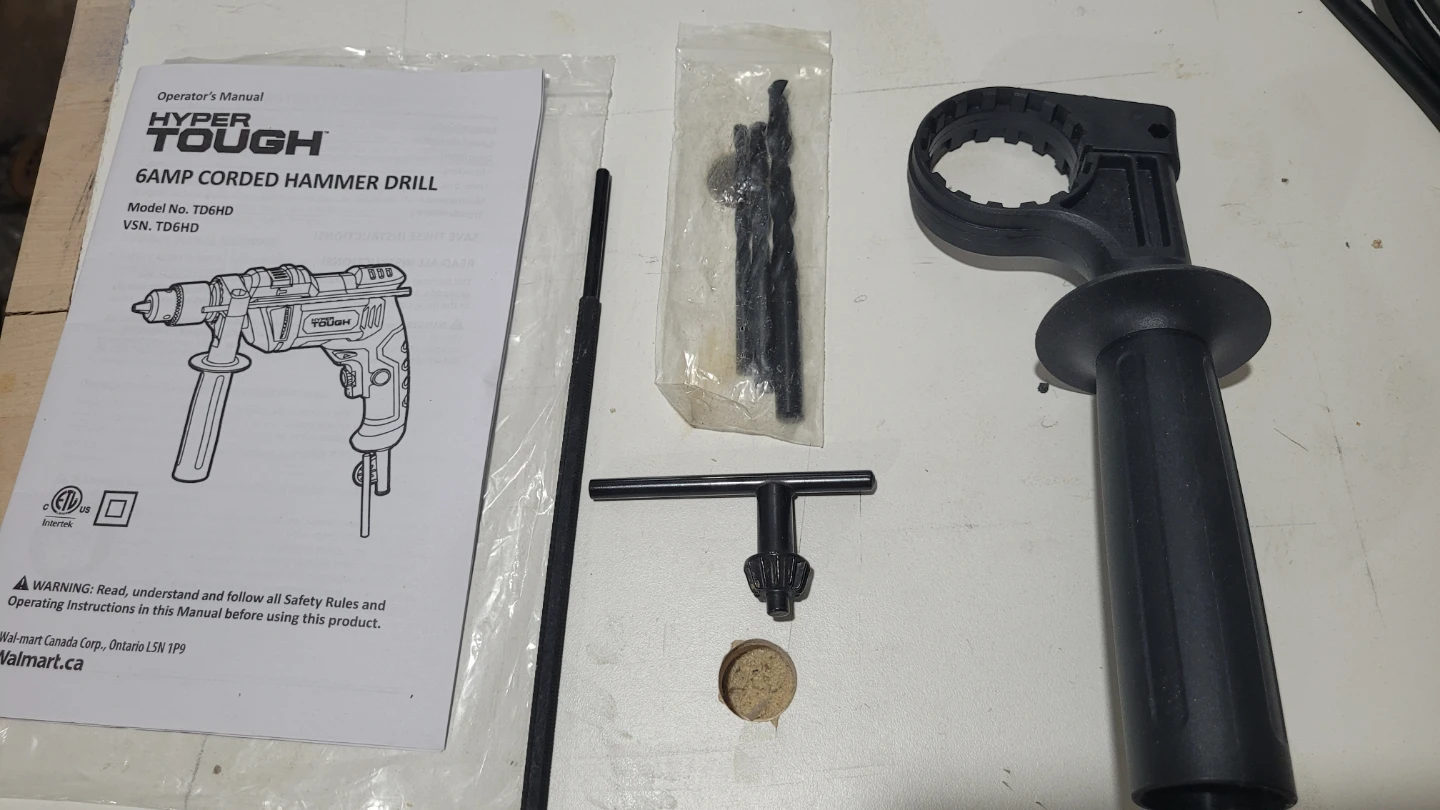 Hyper Tough 6AMP Corded Hammer Drill - Model TD6HD - photo 3