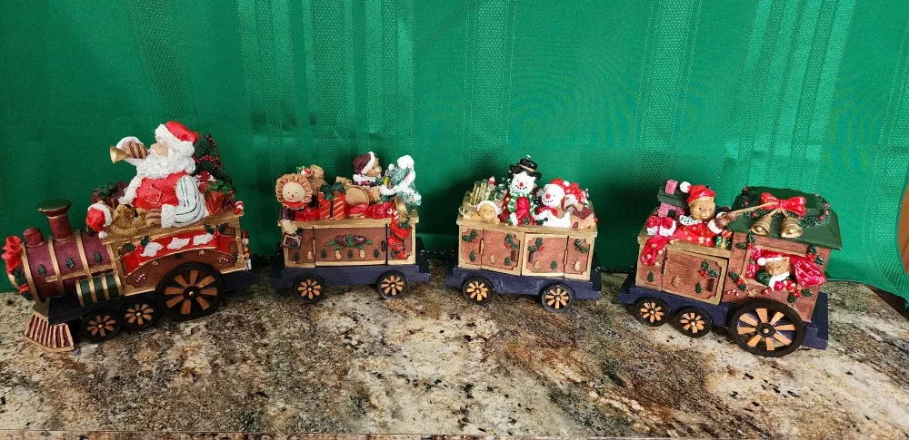 Christmas Train Decoration Set