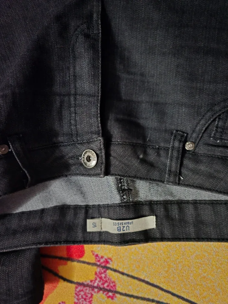 U2B Urban Basics Black Jeans - Size 15 #Cleanout image indicator(2)