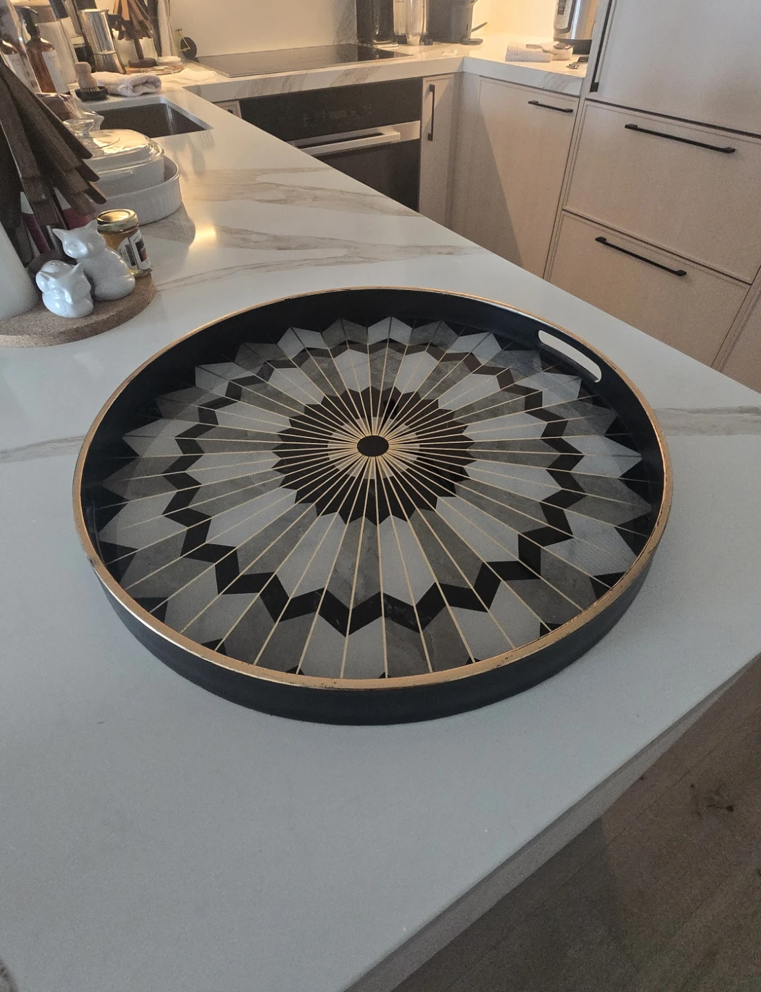 Round Decorative Tray