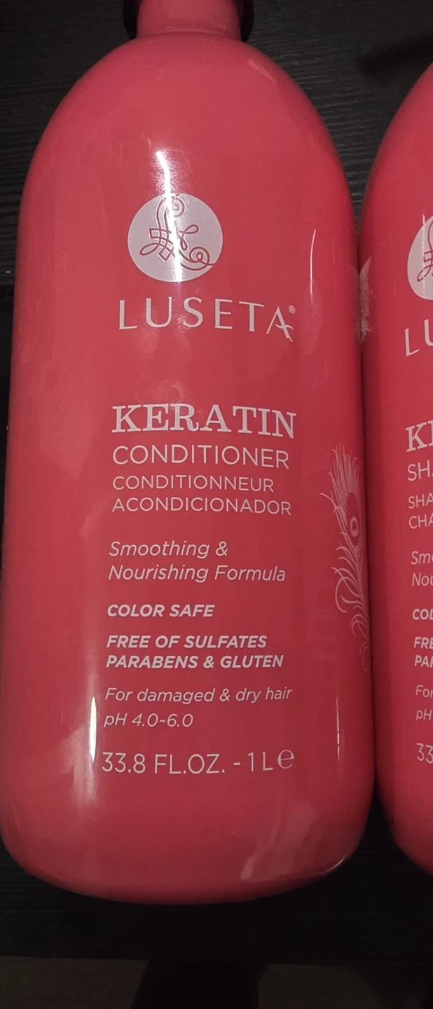 LUSETA Keratin Shampoo and Conditioner Set - photo 2
