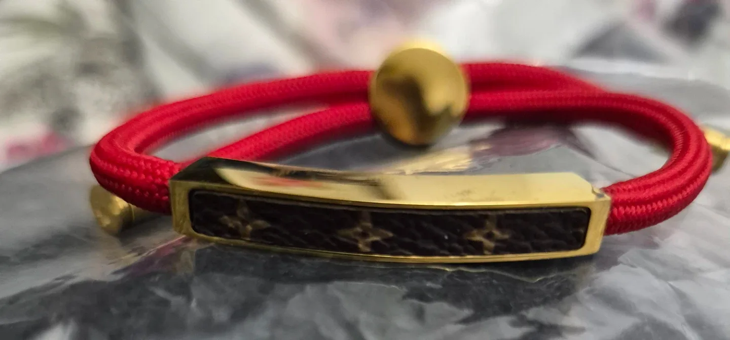 Louis Vuitton Red Rope Bracelet