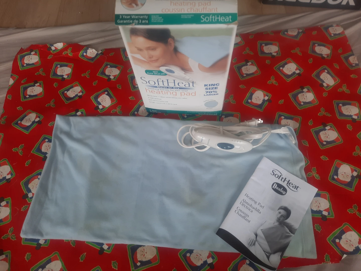SoftHeat King Size Heating Pad - in Box! - photo 4